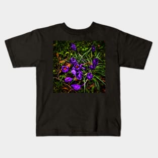 Crocus Flowers Kids T-Shirt